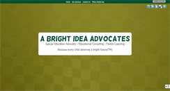 Desktop Screenshot of abrightideaadvocates.com