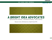 Tablet Screenshot of abrightideaadvocates.com